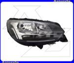 PEUGEOT 208 2 2018.06-2023.08 Fényszóró jobb (H18/H9/W21/5W) nappali fénnyel, motorral TYC 20-19413-05-2