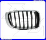 BMW X3 F25 2014.05-2017.07 Hűtődíszrács jobb, krómkerettel, fekete bordákkal BM8062003