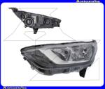 FORD TRANSIT CONNECT 2 2018.05-2022.04 Fényszóró bal (H7/H15/PW24W) fekete betétes (motorral) DEPO 431-11AMLMLDEM2