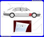 MERCEDES E W210 1999.07-2002.03 Első sárvédő hátsó rész jobb (külső javítólemez) KLOKKERHOLM 3527338