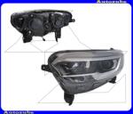RENAULT KADJAR 2015.06-2018.10 Fényszóró bal (H7/H7/LED) Villanymotorral, LED vezérlő nélkül nappali fényhez/helyzetjelzőhöz, LED vezérlő nélkül tompított/távfényszóróhoz TYC 20-16494-06-2