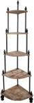 Clayre & Eef Raft fier lemn 45x45x184 cm (65763) Raft