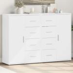vidaXL Fehér Tálalószekrény Szett - 2 db - 60x31x84 cm (3276588)