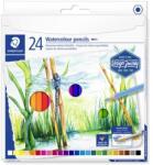 STAEDTLER Akvarell ceruza készlet, hatszögletű, STAEDTLER® 146 10C , 24 különböző szín (TS14610CC24)