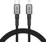 Tech-Protect Ultraboost Dna Lightning Kábel Pd27w/3a 100cm Vas Szürke