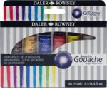 Daler-Rowney Aquafine Gouache festékek készlete Introduction Set 12 x 15 ml (136901001)