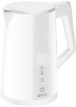 ECG Двустенна кана с контрол на температурата ECG RK 1893 Digitouch White, 1.7л, 1850-2200 W, Бял - Код G5542 (G5542-8592131308572) Електрически кани