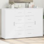 vidaXL 2 db fehér szerelt fa tálalószekrény 60 x 31 x 84 cm (3276588)