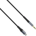 DeTech Аудио кабел DeTech DE-42CA, 3.5mm към Type-C, 1.0м, Черен - 40258 (40258)