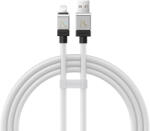 Baseus Кабел за данни Baseus CoolPlay, Lightning, 1.0m, Бял - 40454 (40454)