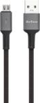DeTech Кабел за данни DeTech DE-C39M, Micro USB, 1.0m, Черен - 40200 (40200)