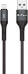 DeTech Кабел за данни DeTech DE-C38C, Type-C, 1.0m, Черен - 40199 (40199)