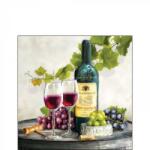 Ambiente Red wine papírszalvéta 25x25cm, 20db-os