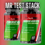 Muscle Rage MR TEST STACK - Extrém Tesztoszteron Fokozó Csomag - Fadogia Agrestis + Tongkat Ali - 120 Kapszula - Muscle Rage