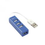 SBOX H-204BL 4 portos USB Hub, kék
