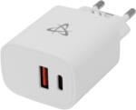 SBOX HC-693 USB 2.0 + Type-C hálózati töltő (20W)
