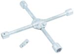 STELS Ключ за джанти, кръстат, 17 х 19 х 21 х 22 mm, усилен, с преходник 1/2" STELS