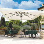 Scolaro Leonardo Telescopic napernyő 3 x 4 m Taupe szürke vagy fehér drapéria nélkül (T6N - T7N)