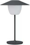 blomus Lampă portabilă de masă ANI MINI 21 cm, LED, magnet gri, aluminiu, Blomus (BM67075)