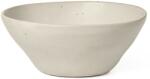 ferm LIVING Bol ceramică FLOW 14, 5 cm, alb, gresie, ferm LIVING (FERM1104264625) Castron
