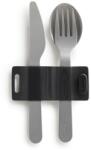 Lékué Set tacâmuri pentru călătorie BASICS TO GO, 3 buc, oțel inoxidabil, Lékué (LKE0301000SURU150) Tacam