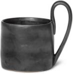 ferm LIVING Ceașcă de cafea FLOW 360 ml, negru, gresie, ferm LIVING (FERM110240101)