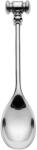 Alessi Lingură pentru ouă DRESSED, set de 2 buc, 12 cm, argintiu, Alessi (ALMW20S2)