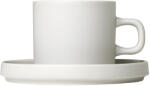 blomus Ceașcă pentru cafea cu farfurie PILAR, set de 2 buc, 200 ml, crem, Blomus (BM63907)