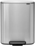 Brabantia Coș cu pedală BO 60 l, oțel mat, Brabantia (BRAB211324) Cos de gunoi