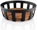 Eva Solo Coș pentru pâine NORDIC KITCHEN 22 x 7 cm, negru, plastic/bambus, Eva Solo (ES520447)