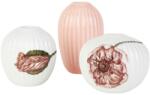 Kähler Vază mini HAMMERSHOI POPPY set de 3 buc, nude/alb, Kähler (KHL693015)