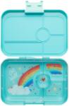 Yumbox Cutie de prânz TAPAS XL 4 1 l, turcoaz / curcubeu, plastic, Yumbox (YBABIII202310R)