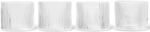 ferm LIVING Pahar de apă RIPPLE 200 ml, set de 4 buc, transparent, ferm LIVING (FERM1104264664) Pahar