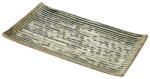 MIJ Platou de servit CONTOUR 24 x 15 cm, verde, ceramică, MIJ (MIJC0362) Tava