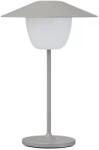 blomus Lampă de masă portabilă ANI MINI 21 cm, LED, gri satelit, aluminiu, Blomus (BM67074)