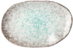 MIJ Farfurie pentru desert AQUA SPLASH, 17 x 11 cm, oval, albastru, MIJ (MIJC5423) Tava