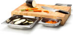 Continenta Tocător 50 x 32, 5 cm, cu sertare, maro, lemn, Continenta (CONT4028) Tocator