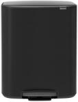 Brabantia Coș cu pedală BO 2 x 30 l, negru, Brabantia (BRAB211508) Cos de gunoi
