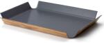 Continenta Tavă de servire 45 x 34 cm, anti-alunecare, gri, Continenta (CONT2902) Tava