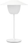 blomus Lampă portabilă de masă ANI MINI 21 cm, LED, alb, aluminiu, Blomus (BM67073)