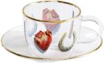 Seletti Ceașcă de cafea cu farfurie TOILETPAPER I LOVE YOU 110 ml, Seletti (SLT15970)