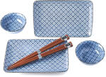 Made in Japan Set de sushi GEOMETRIC FLOWERS, 6 bucMIJ (MIJC0307) Serviciu de masa