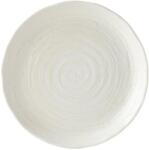 Made in Japan Farfurie pentru cină WHITE SPIRAL MIJ 24, 5 cm, alb (MIJC8177)