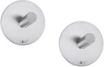 Zack Cârlig pentru prosoape 4, 5 cm, set de 2, mat, oțel inoxidabil, Zack (ZACK40306) Agatator cuier