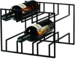 Philippi Suport de vinuri de blat CUBO 28 cm, negru, Philippi (PHP236005) Suport sticla vin