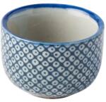 Made in Japan Cupa Sake SHIBORI 30 ml, albastru, ceramică, MIJ (MIJC1361)