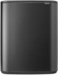 Brabantia Coș de gunoi Touch top BO TOUCH BIN 2x 30 l, gri închis, oțel, Brabantia (BRAB233609) Cos de gunoi