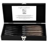 Laguiole Set de furculițe pentru friptură LAGUIOLE LUXURY, 6 buc, mâner din lemn de măslin, Laguiole (LAGSDV-300077) Tacam