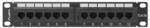 Lanberg Patch panel 12 port 1U 10" CAT. 5e fekete (PPU5-9012-B) - bbmarket