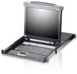 ATEN KVM Konzol LCD 19" + Switch, 8 port - CL5708N (CL5708N-ATA-AG)
